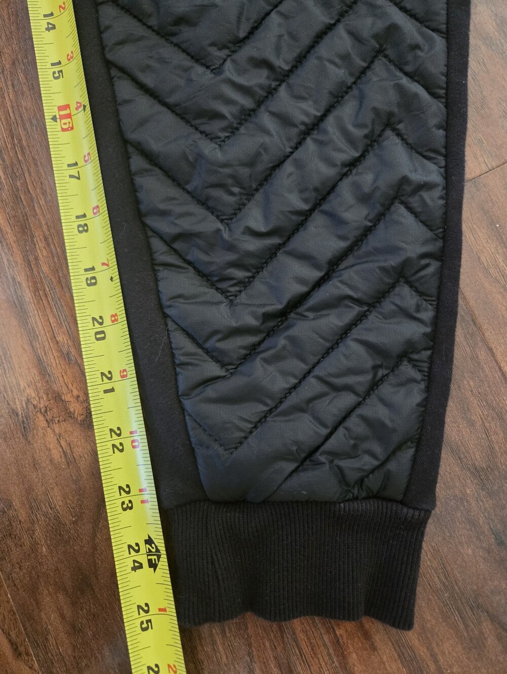 Athleta Solstice Black Quilted Joggers 2P - Picture 7 of 8